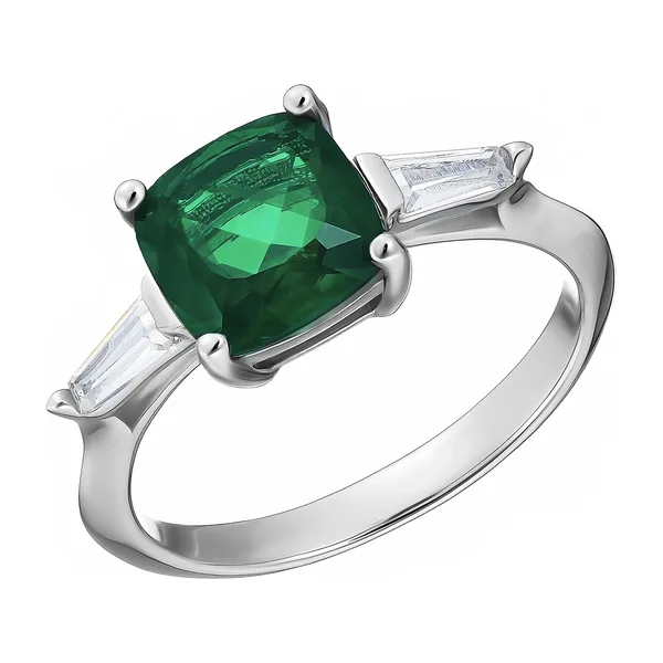 Серебряное кольцо с фианитами — арт. 1067780