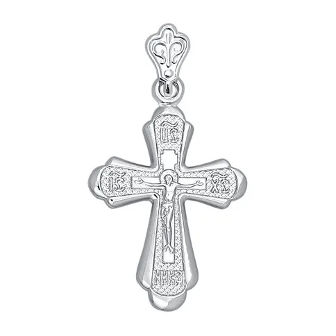 Подвеска крест из серебра — арт. 000-330511