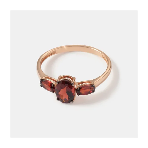 Серебряное кольцо с гранатами — арт. 10322-005813
