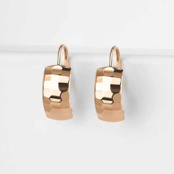 Серьги из красного золота — арт. 000-298910
