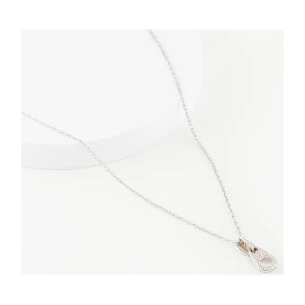 Колье из серебра с фианитами — арт. 000-344597