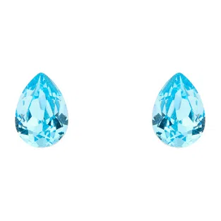 Серьги-пусеты с голубыми кристаллами Herald Percy Poison Drop — модель mfsa97q — фото 2