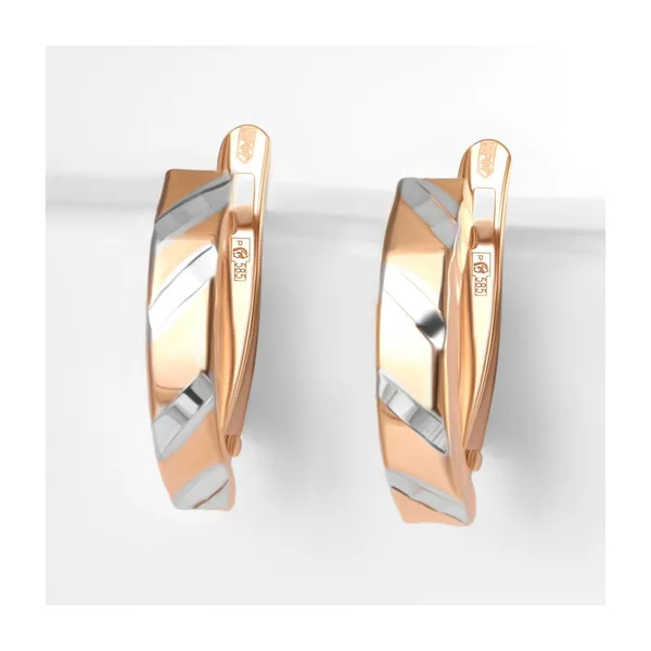 Серьги из красного золота — арт. 000-269224