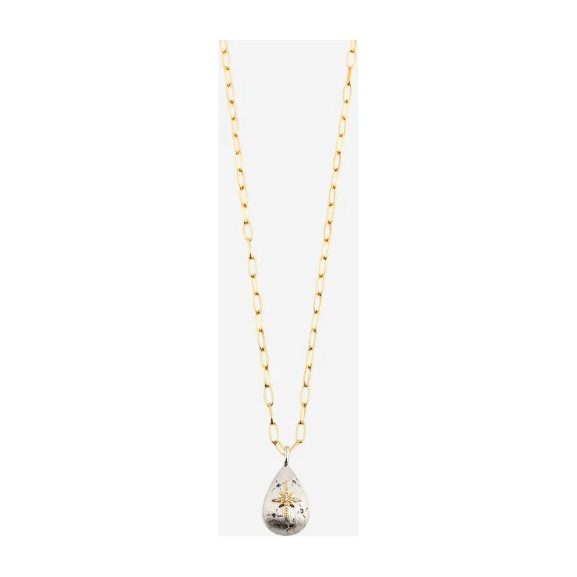 Биколорное колье с кулоном LUCKY BABY CHAIN Mya Bay Poison Drop — модель x56mbkf — фото 3