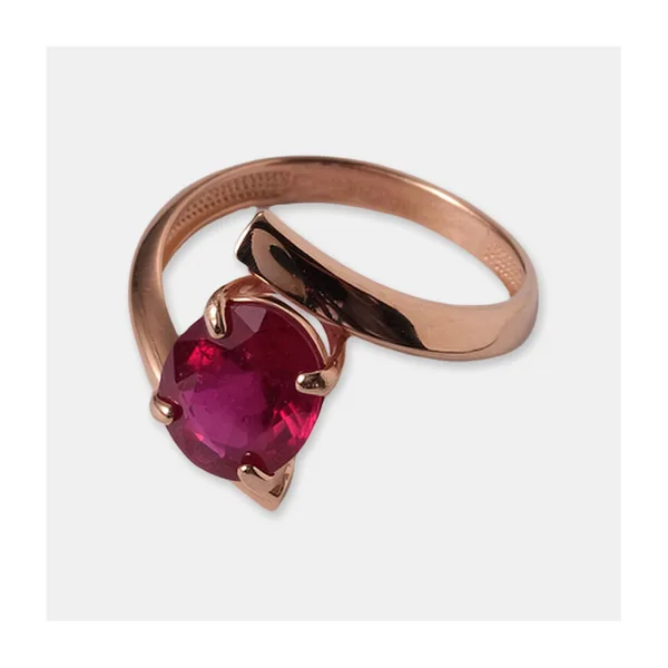 Серебряное кольцо с рубином — арт. 10321-001493