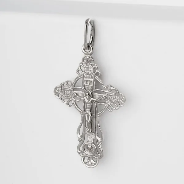 Подвеска крест из серебра — арт. 000-369617
