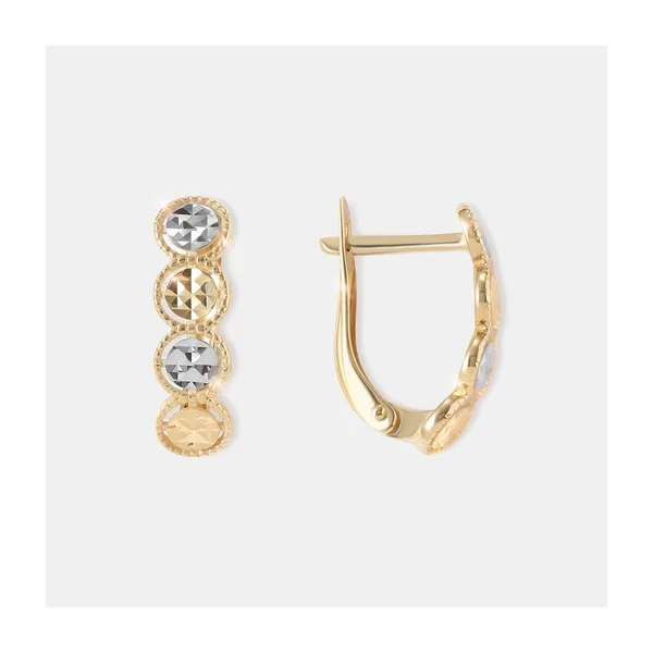 Серьги из желтого золота — арт. 10519-000888