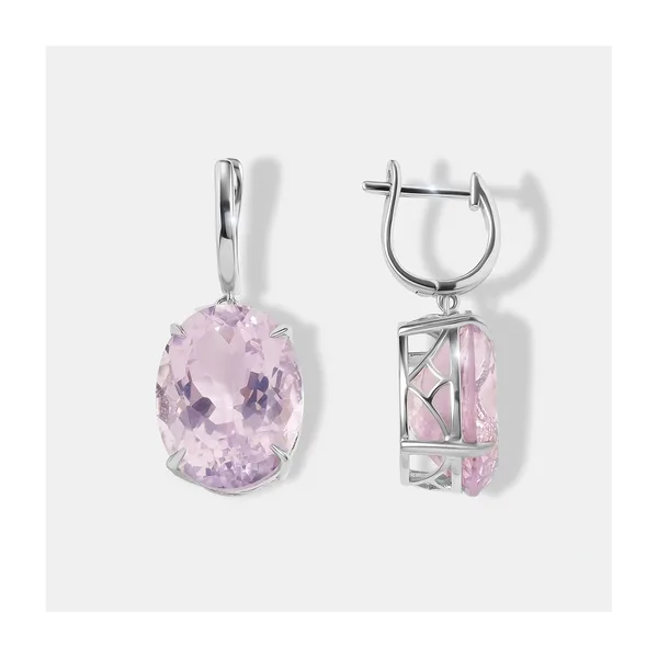 Серебряные серьги с кварцем — арт. 10522-005979