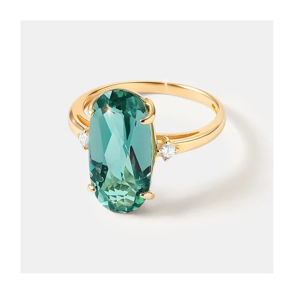 Серебряное кольцо с празиолитом — арт. 10322-006038