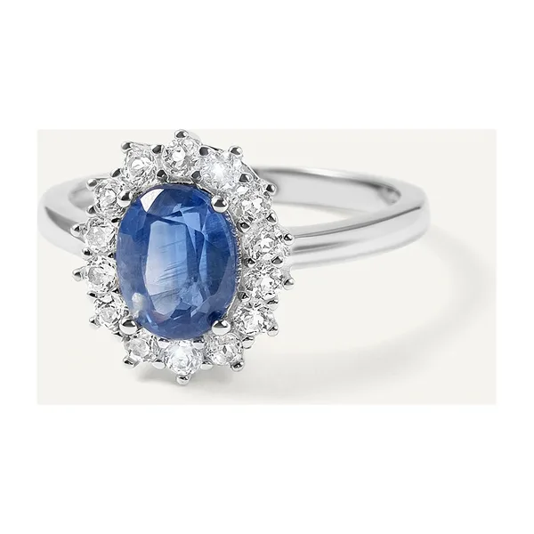Серебряное кольцо с кианитом — арт. 10322-003557