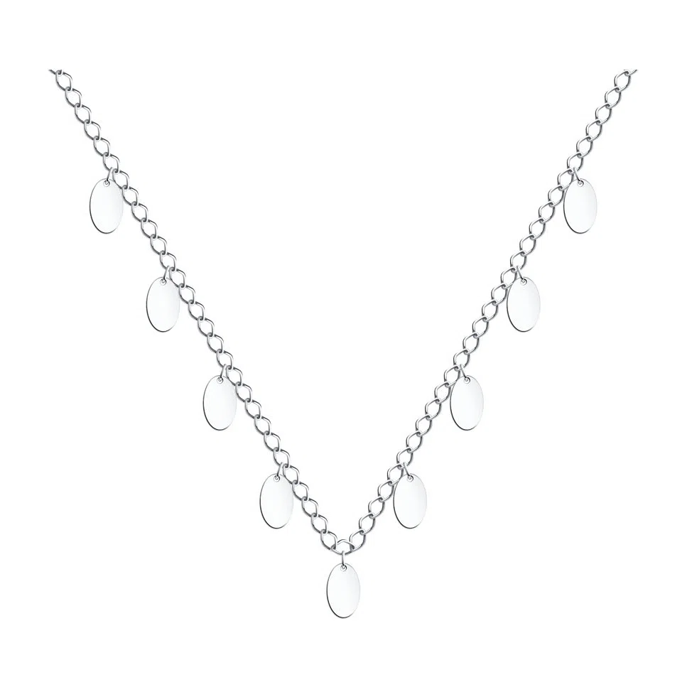Колье из серебра