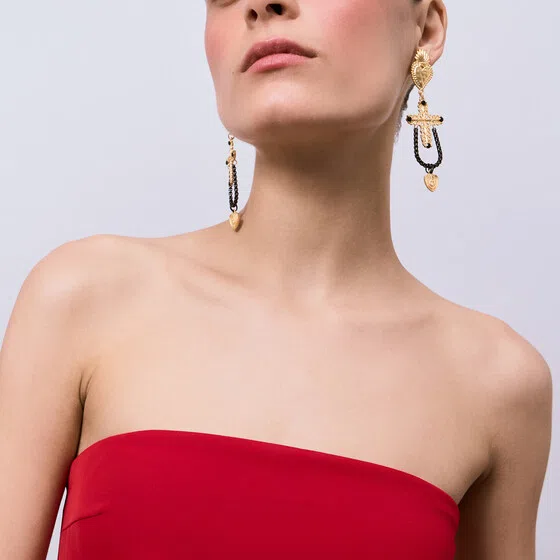 Акцентные серьги INDULGENCE safina concept Poison Drop — модель n1bvmi9 — фото 2