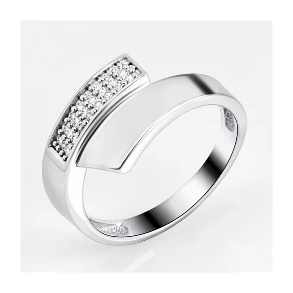 Кольцо из серебра с фианитами — арт. 000-399181