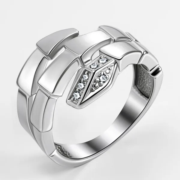 Кольцо из серебра с фианитами — арт. 000-399219
