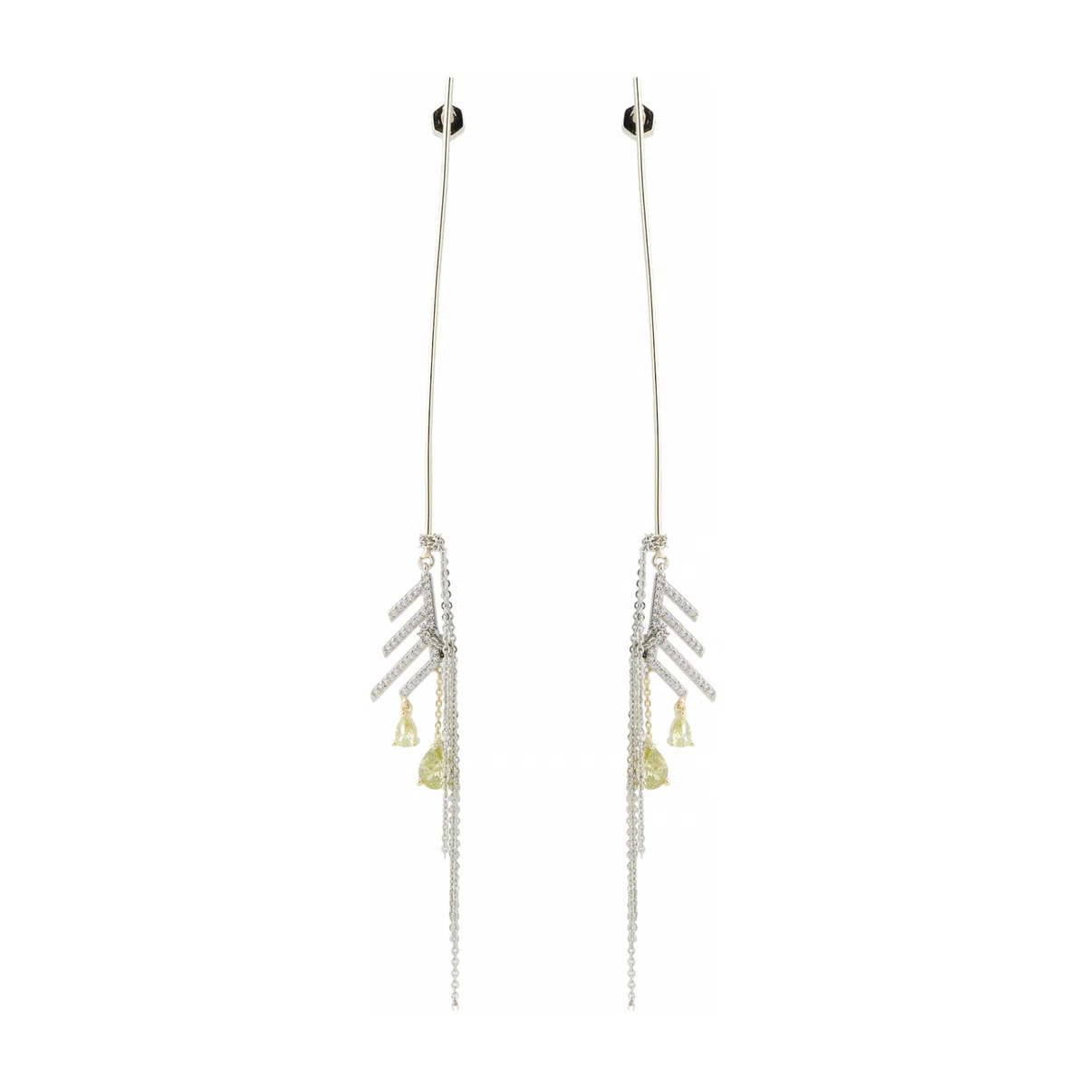 Длинные серьги Caviar Jewellery Poison Drop — модель 7zfudgn