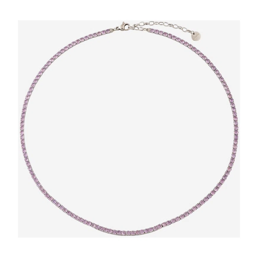 Серебристое колье с фианитами DESIDERI Brosway Poison Drop — модель qf8w509 — фото 3