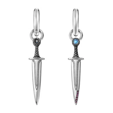 Моносерьги Maximilian Silver Label Poison Drop — модель p77bsqa — фото 2