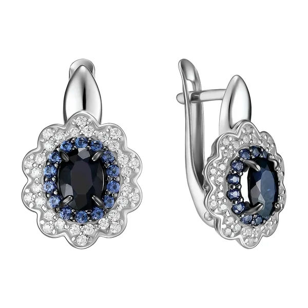 Серебряные серьги 925 пробы; — арт. 2087998