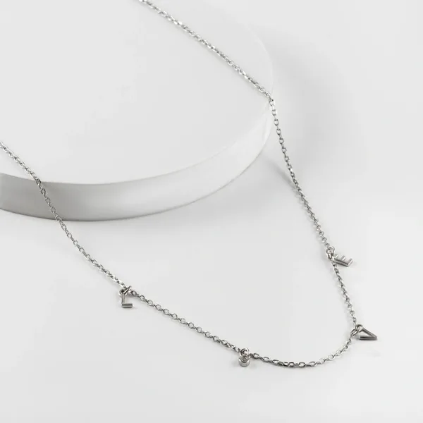 Колье из серебра с фианитами — арт. 000-351952
