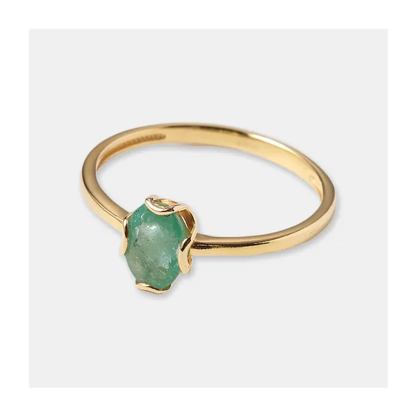 Серебряное кольцо с изумрудом — арт. 10321-001423