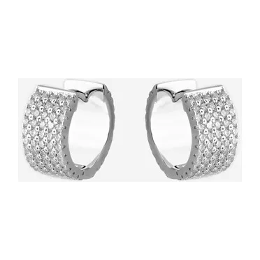 Серьги из серебра с фианитами — модель v1hvaqf