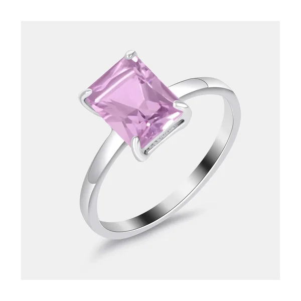 Кольцо из серебра с аметистами — арт. 000-401206