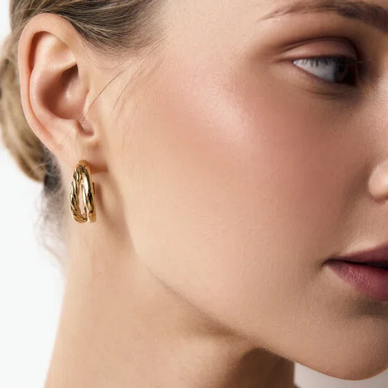 Позолоченные серьги Mahela Philippe Audibert Poison Drop — модель 9utr6dy — фото 3