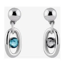 Серебристые серьги-звенья с кристаллами Herald Percy Poison Drop — модель 5wi2yz7 — фото 3