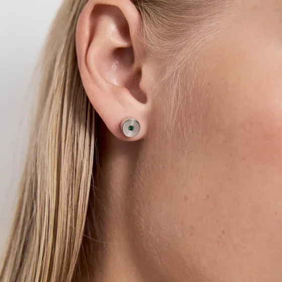 Серьги из серебра — модель qx25q4w
