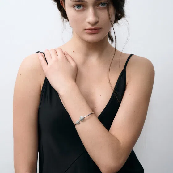 Жесткий браслет из серебра Pianegonda Poison Drop — модель ngk03gd — фото 3