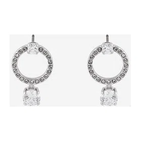 Серебристые серьги с кубическим цирконием Constella Swarovski Poison Drop — модель dx23rz1