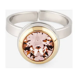 Серебристое кольцо с кристаллом Herald Percy Poison Drop — модель dr1r2rr — фото 2