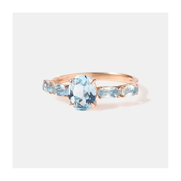 Серебряное кольцо с топазами — арт. 10322-004598