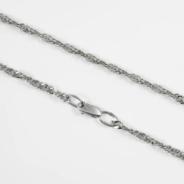 Цепь из серебра, плетение Сингапур — арт. 000-350975