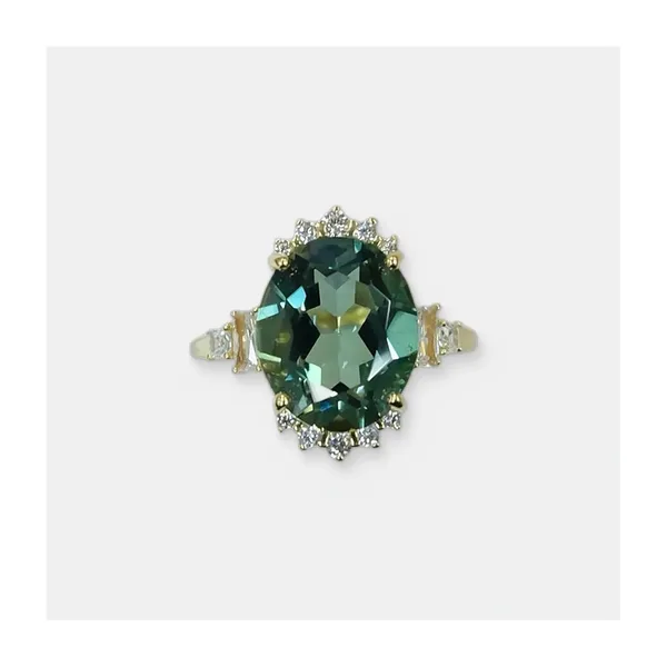 Серебряное кольцо с празиолитом — арт. 10322-004965