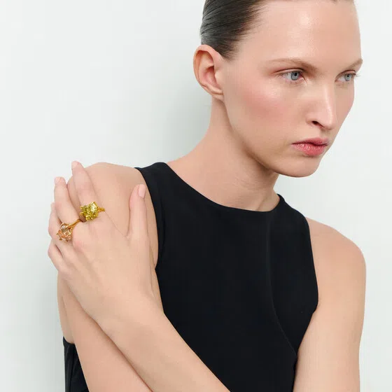 Кольца с крупной вставкой Dzhanelli Jewellery Poison Drop — модель n7xq7yp — фото 2