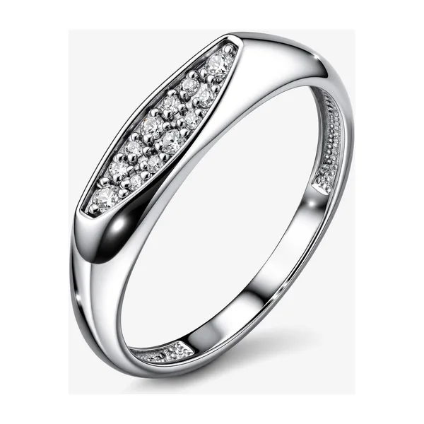 Серебряное кольцо с фианитами — арт. 000-409098