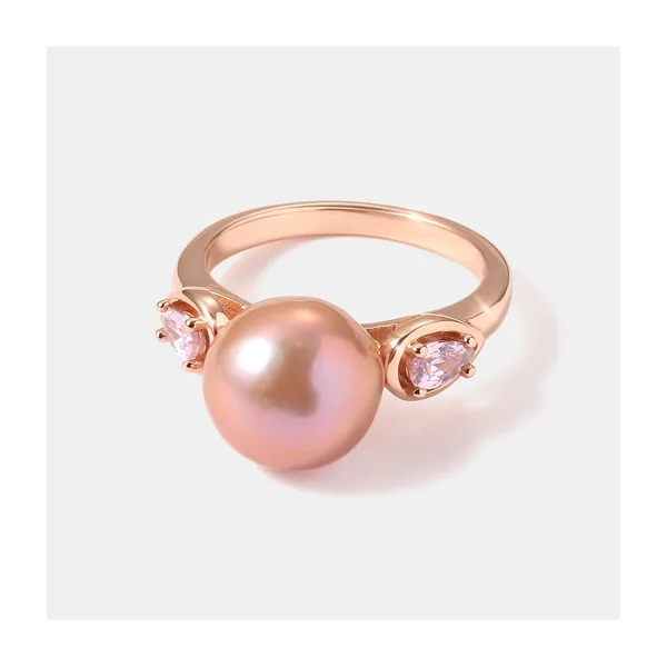 Серебряное кольцо с жемчугом Эдисон — арт. 10322-005369