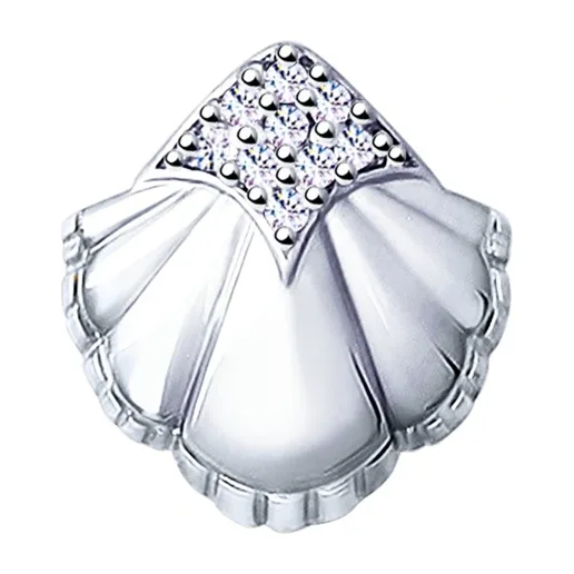 Подвеска из серебра с фианитами — арт. 000-331095