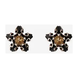 Пусеты из серебра с цитрином Baroque yellow Sparkle — модель nxe0wun