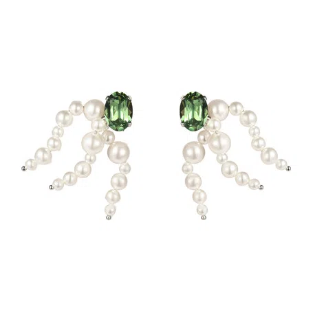 Серьги с хрустальным жемчугом Sirens Phenomenal Studio Poison Drop — модель px415cu — фото 2