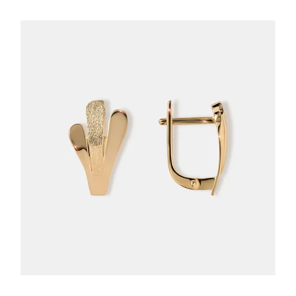 Серьги из желтого золота — арт. 10519-000827
