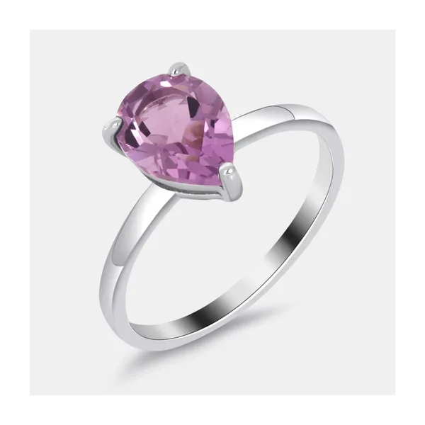 Кольцо из серебра с аметистами — арт. 000-401209
