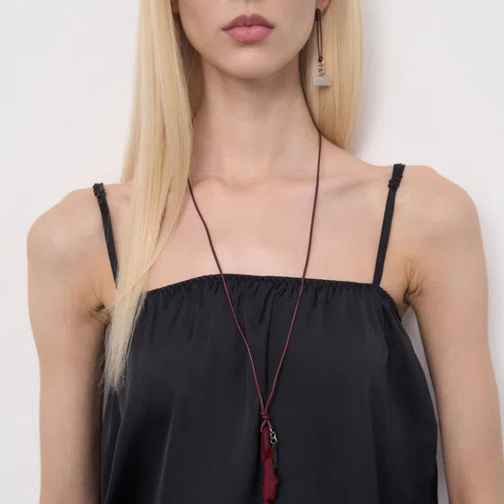 Подвеска «Колье красное Candle waxed key» MM6 Maison Margiela Poison Drop — модель vyw2h76 — фото 3