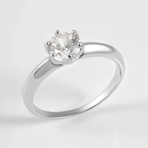 Кольцо из серебра с фианитом — арт. 000-386689