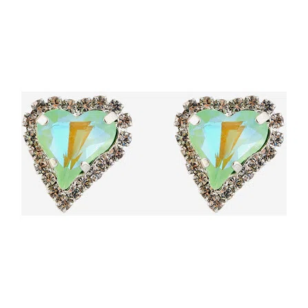 Серьги-сердца с зелеными кристаллами Herald Percy Poison Drop — модель i1gjqbw — фото 3